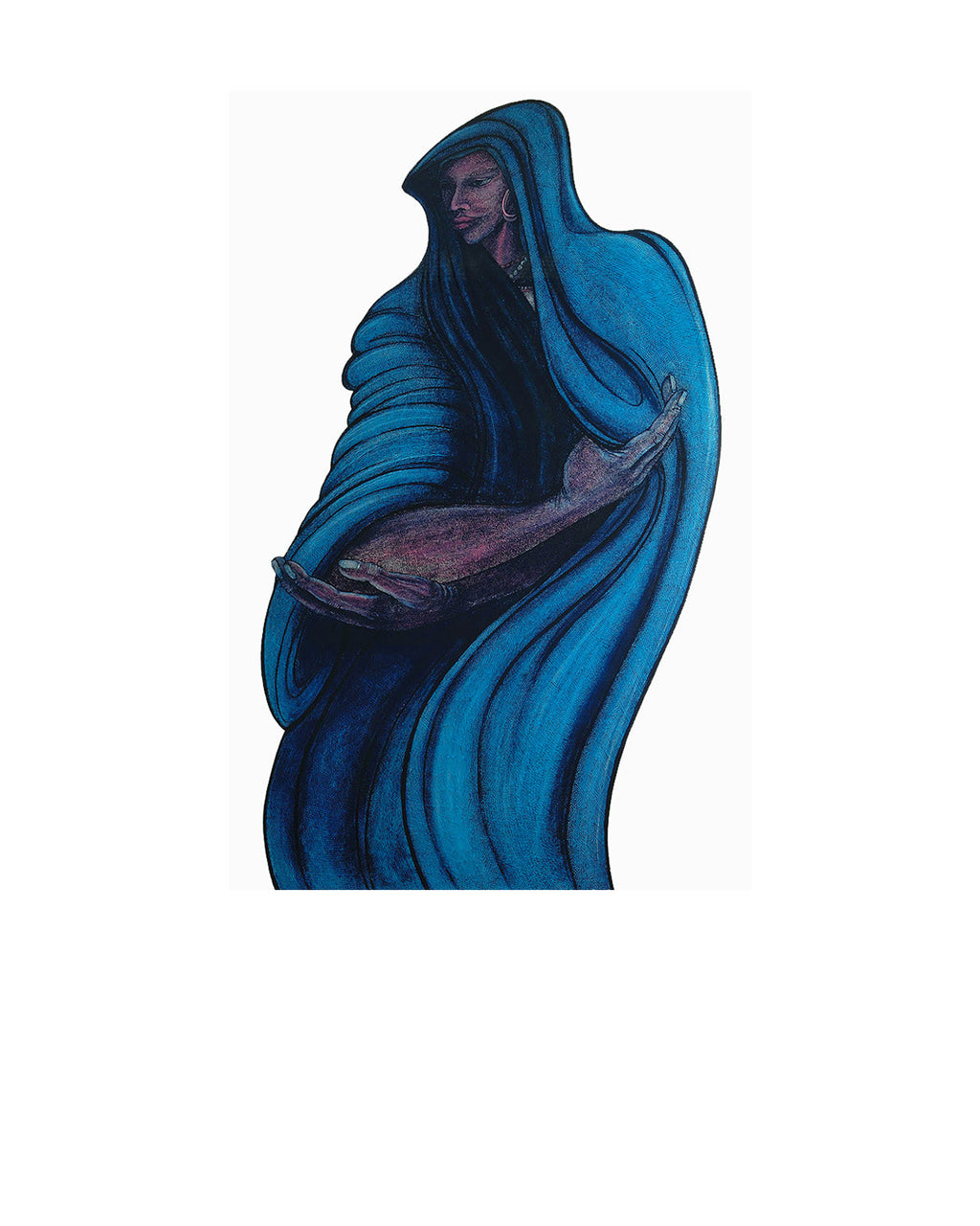 Woman In Blue — artwork image